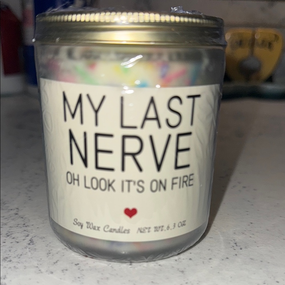 Soy Wax Candle with Humorous Label